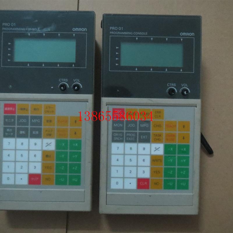 议价二手PLC手编器 CVM1-PR001-V1 实图实价包好有质保请咨