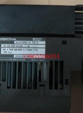 议价二手富士变频器 GVX1000-0.75-S 实物图已测试包好有质保请咨