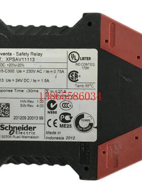议价安全继电器XPS-AV XPSAV11113 现货包好 9成新