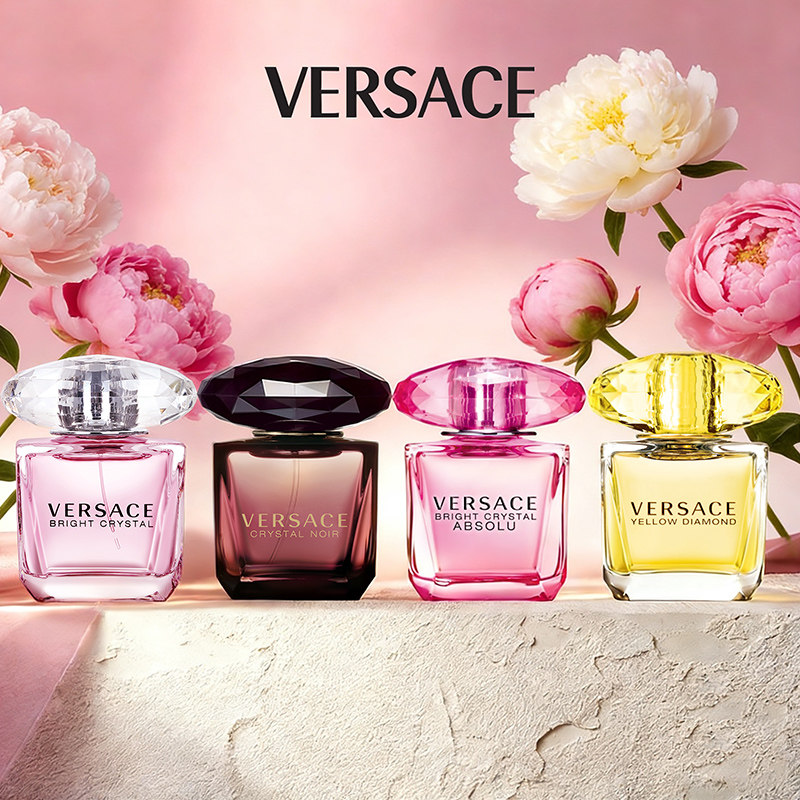 【官方】Versace范思哲晶钻粉钻女士淡香水旗舰店正品清新礼物