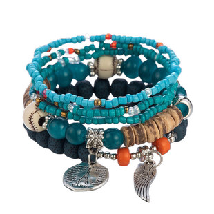 灵魂对撞手链手环手串饰品情侣男女个性民族风复古配饰小众串珠