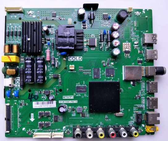 TCL 32S1A L32P1A-F L32F3800A D32A810 TP.MT5507.PB775主板D