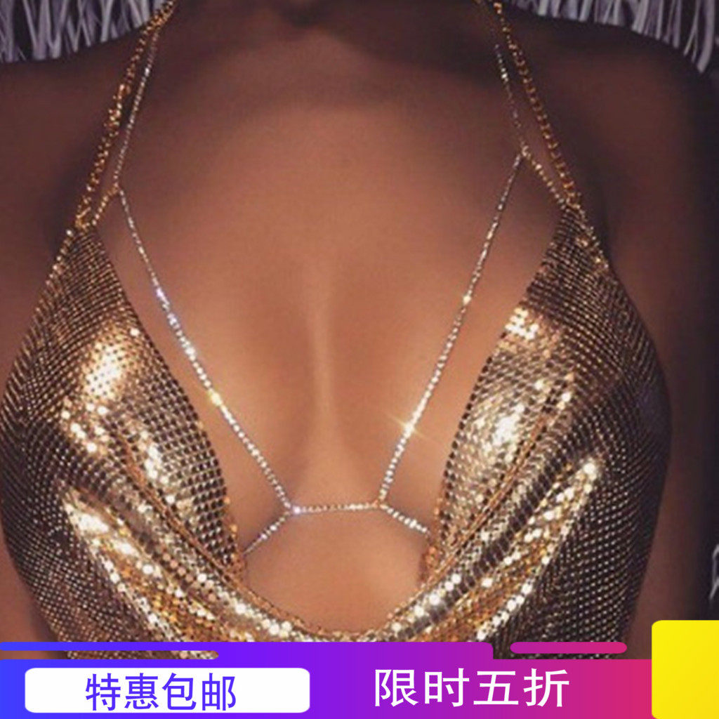 特惠歐美飾品個性誇張時尚胸鏈水鑽性感時尚身體鏈後背鏈腰鏈女款在類目 飾品/流行首飾/時尚飾品新, 項鍊中 - 來自Buy2taobao.com提供專業的淘寶代購服務