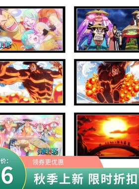动漫海贼王减压填色DIY数字油画合集和之国光月御田人物画送礼物