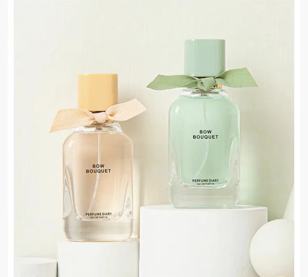 the mid.迷底黄色蝴蝶结花束香水 木质花香50ml 香体喷雾