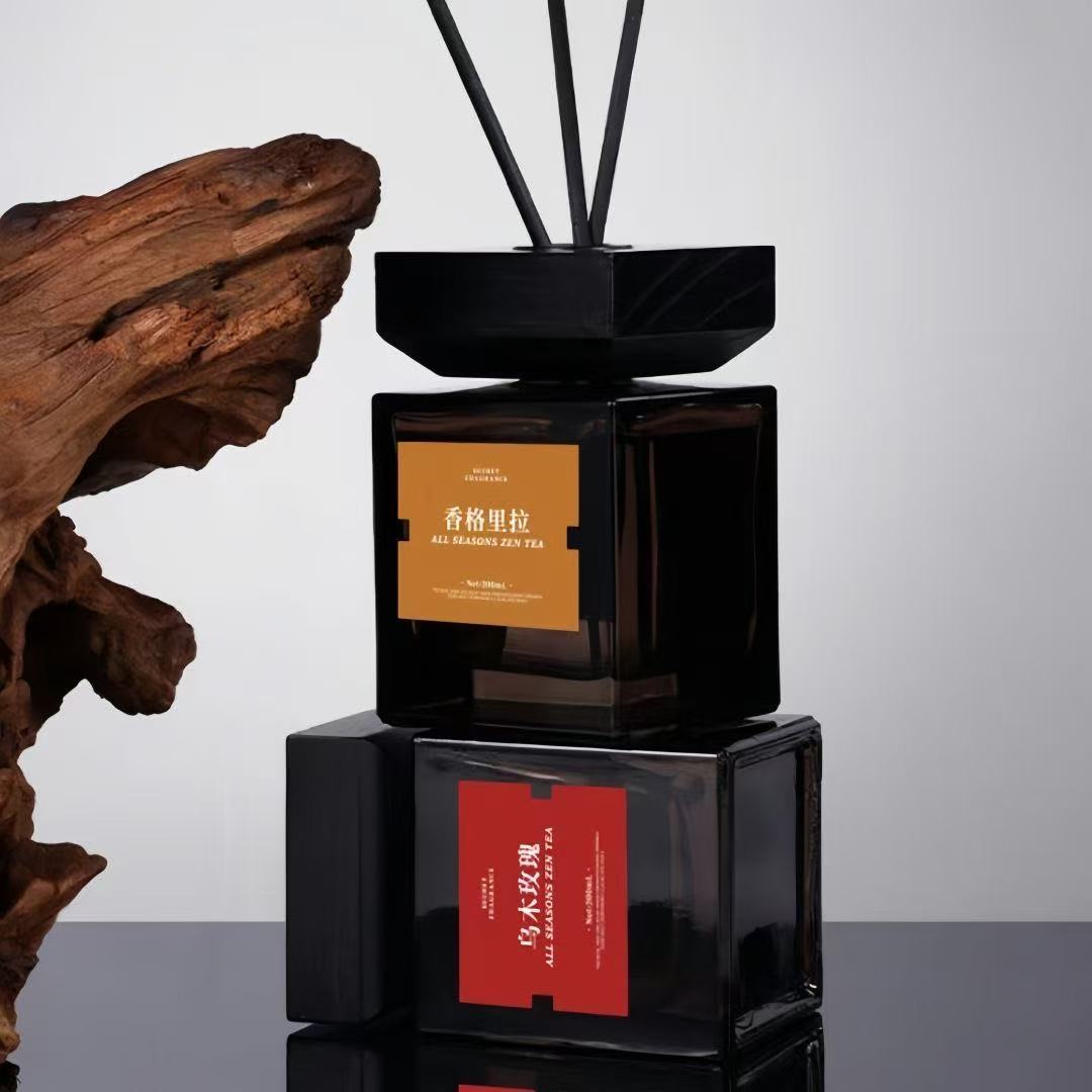 秘境系列无火香薰香格里拉 乌木玫瑰 全季禅茶室内藤条香薰200ml