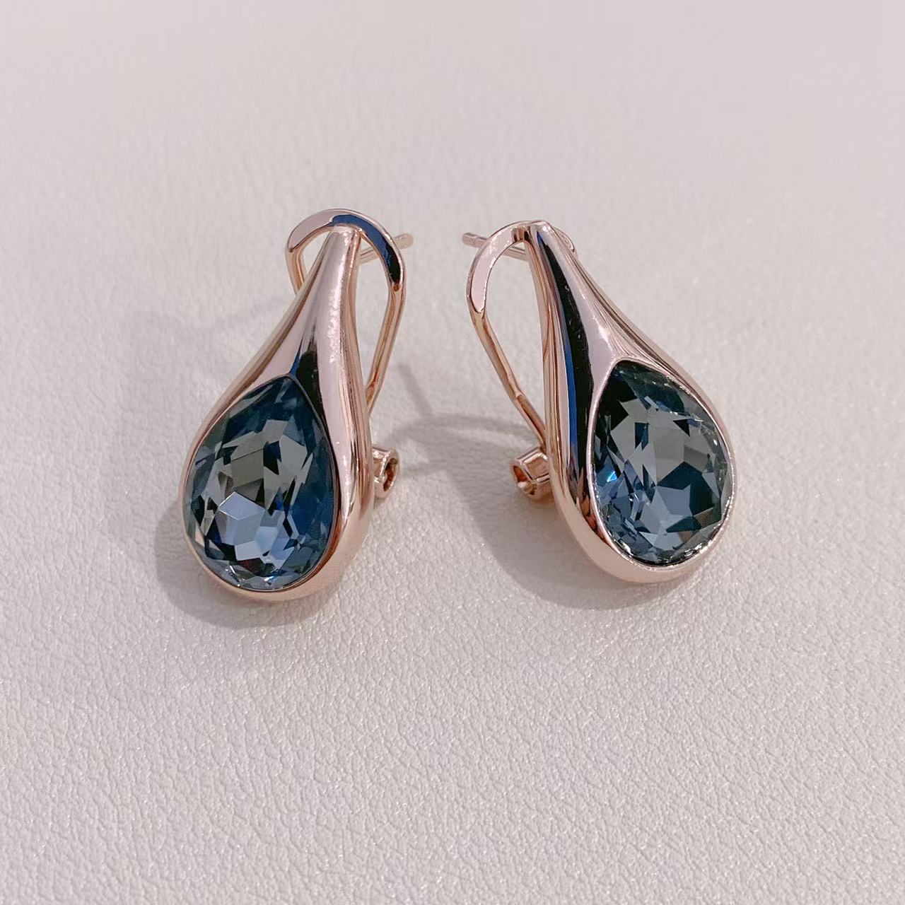 铜镀金饰品耳环项链套装