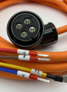 适用新代安川伺服电机电源动力线22-22S MR-PWCNS5 W01-ML-PW