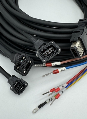 小功率伺服 动力线MR-PWS1CBL5M-A1 编码器线MR-J3ENCBL3M-A1