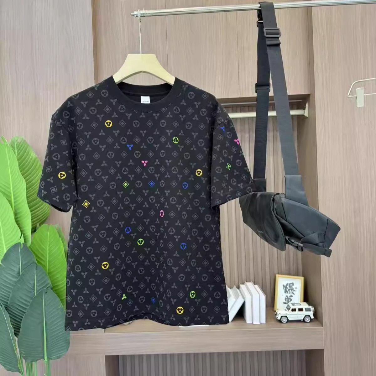2026夏季潮牌修身印花短袖T恤