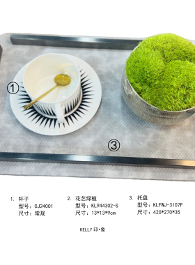 样板房组合桌面托盘套组软装搭配