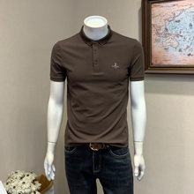 Musstosi夏季新款短袖POLO衫男士商务休闲修身翻领半袖T恤上衣男t