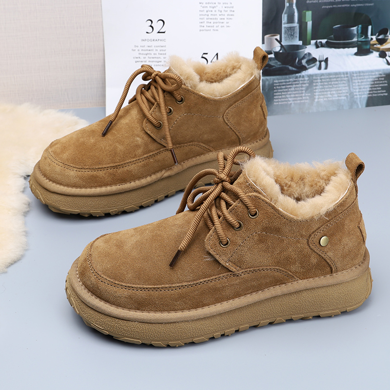 防滑轮胎底休闲雪地靴马丁靴