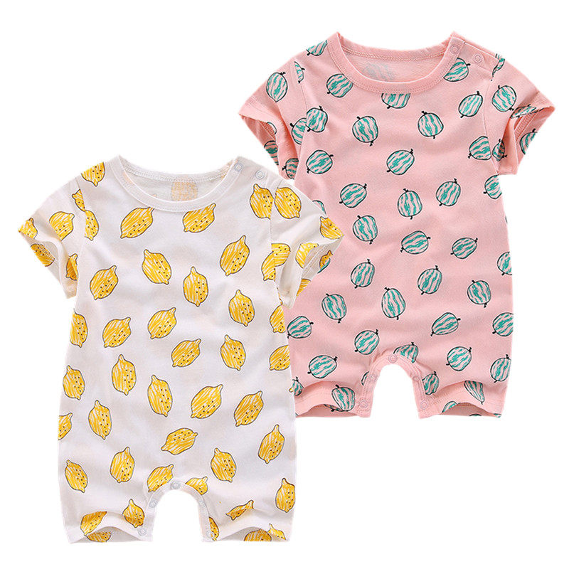 婴儿衣服夏装薄款女宝宝爬爬服满月百天新生儿纯棉连体哈衣男夏季|ruв категории Детская одежда, комбинезон/на одежду/Ха одежды - от Buy2taobao.com для оказания профессиональной услуги покупки агента Taobao