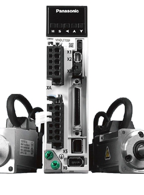 松下伺服200W脉冲型驱动器MADLN15SG连接松下电机PLC模块传感器