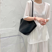 面膜t恤女大码 微透薄款 宽松超薄垫肩上衣夏 t恤女2026新款 冰丝短袖