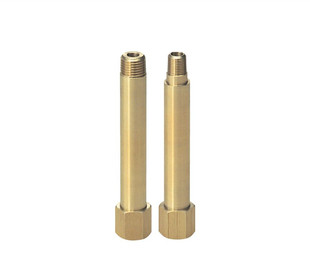 加厚内外丝连接杆铜接头模具水嘴 PT1 内外牙加长杆铜管JTW