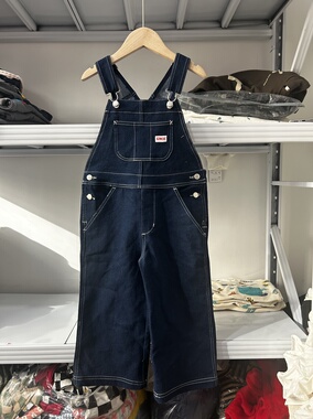 日D*儿童牛仔背带裤ed*尺码110120130深浅牛仔混发