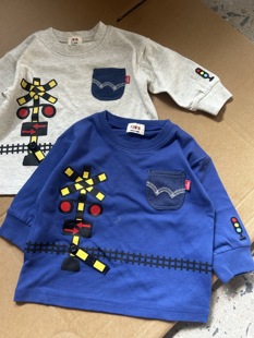 日D*ed*新干线儿童纯棉多美卡男童长袖T恤卫衣上衣