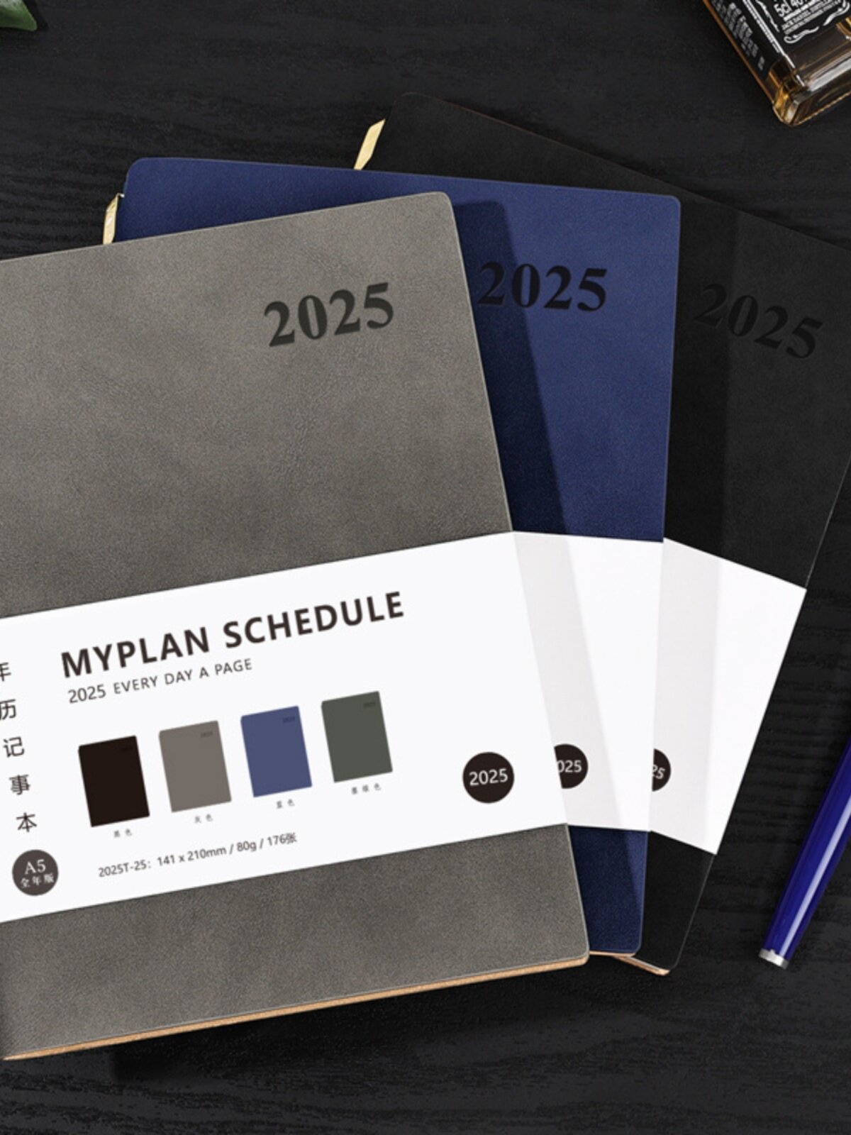 CREATIVE 2025 SHEEPPASKIN CALENDAR BOOK 효율성 매뉴얼 365일 플래너 작업 달력 이번 달 달력 책