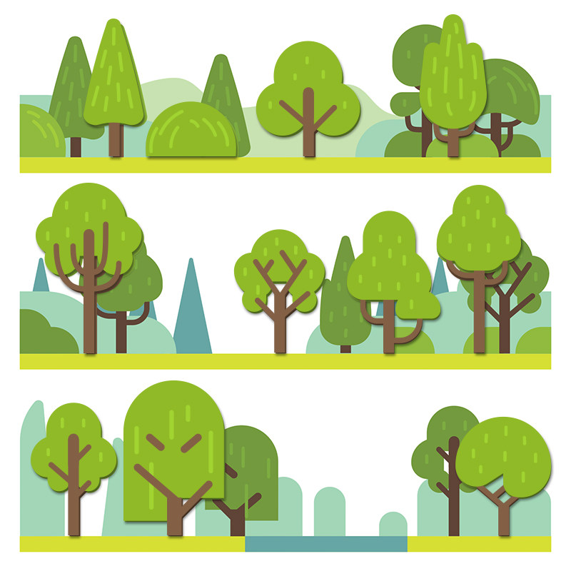 幼儿园春天主题墙环创kt立体边框装饰造型花儿朵朵绿色系森林树木