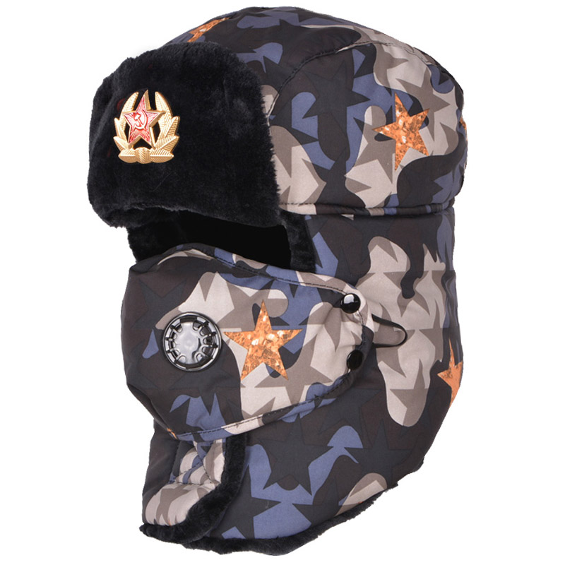 苏联徽章儿童雷锋帽 冬帽男童棉帽女童护耳保暖骑车 防寒帽子小孩,童装/婴儿装/亲子装,帽子,淘宝优惠券,粉丝福利购,淘宝优惠卷