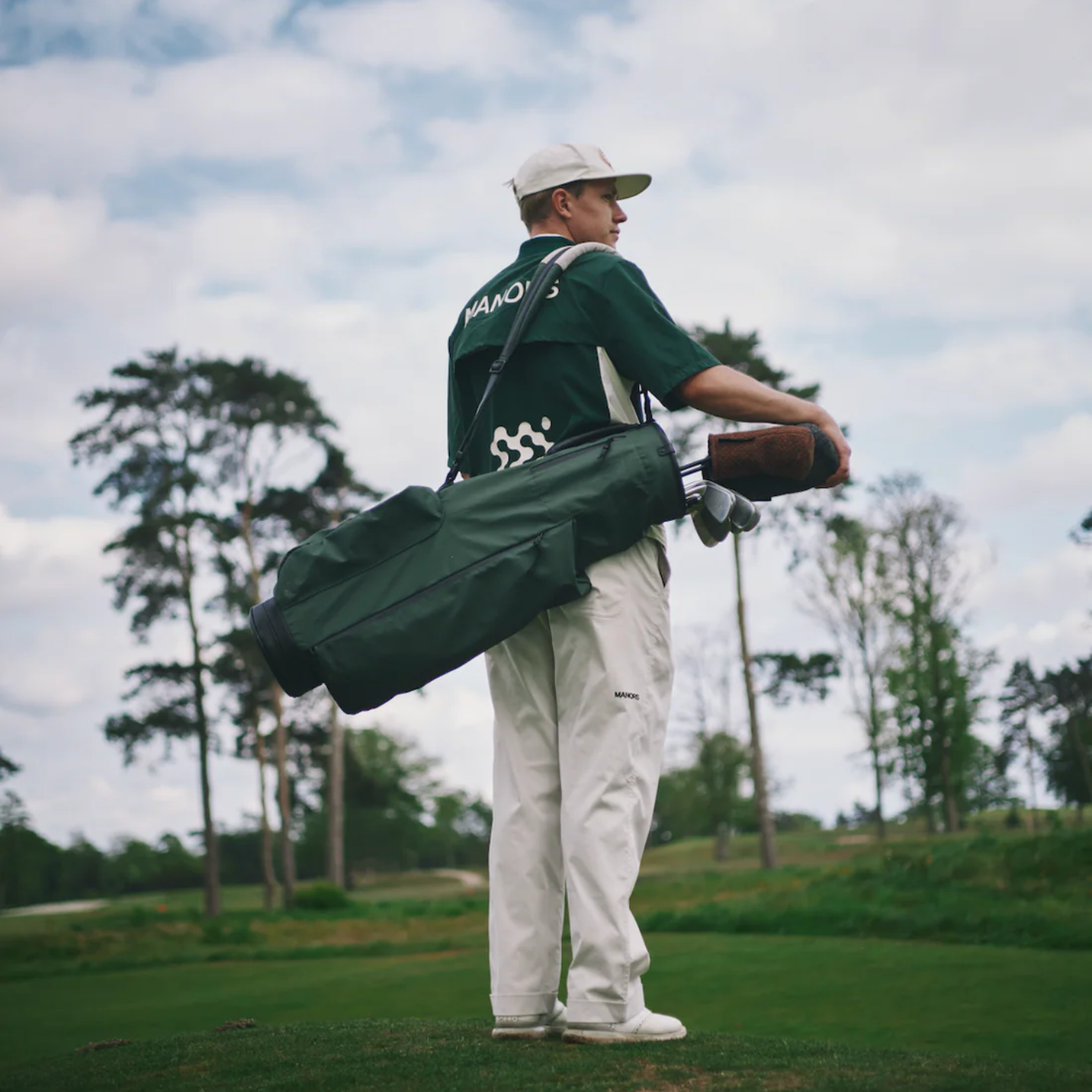 代购Hiroki FTE Sunday Golf Bag轻便单肩高尔夫周日球包防水折叠