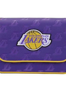 代购Loungefly男女斜挎包单肩携带金属扣件耐磨材质印花装饰紫色