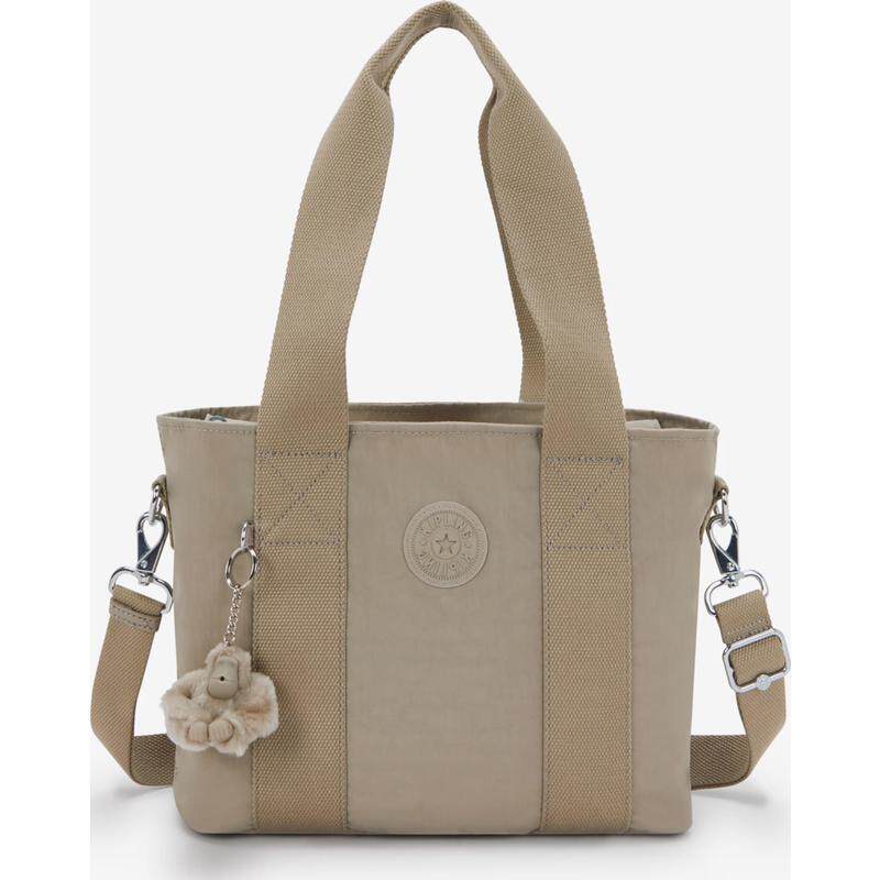 代购Kipling女士手提包双提手设计可调节肩带配饰挂件拉链闭合