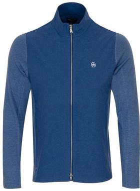 代购peter millar高性能弹力抓绒拉链开衫男款高尔夫休闲运动外