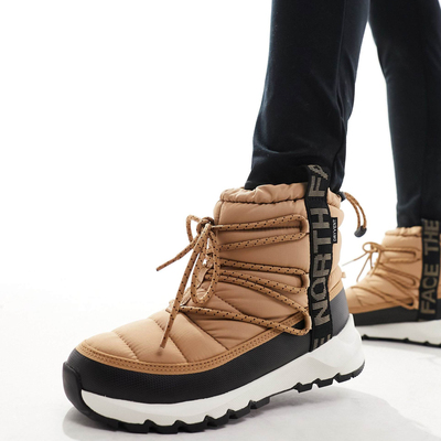 代购THE NORTH FACE ThermoBall Lace Up雪地靴防滑保暖防水系带