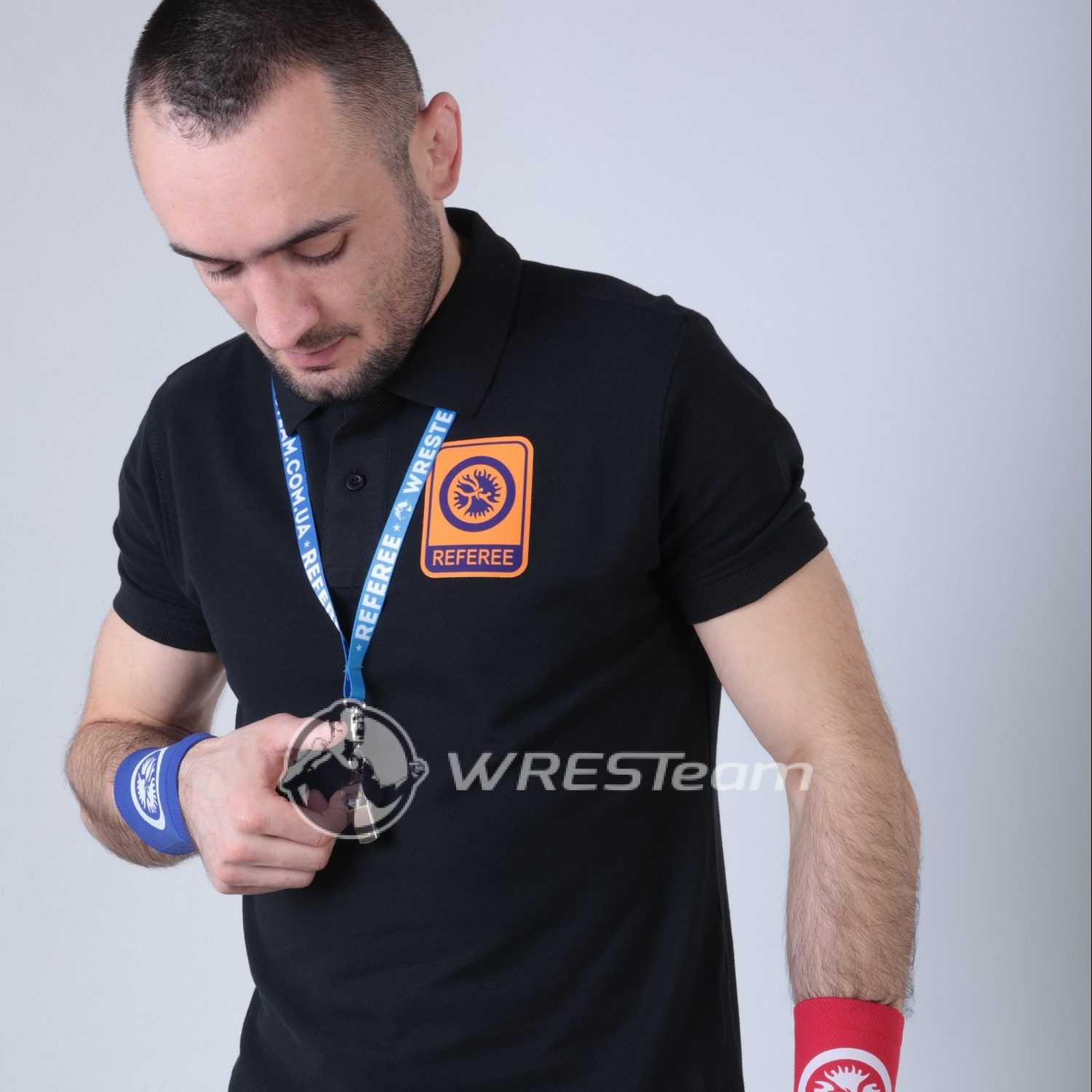 rudis UWW Referee Polo衫裁判T恤运动休闲短袖透气吸汗轻盈舒适
