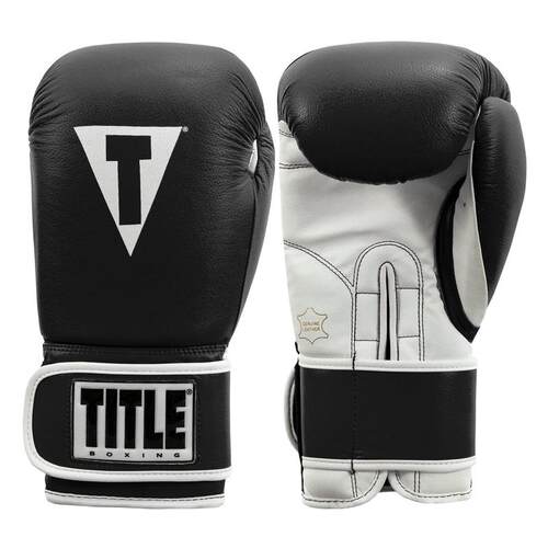 代购Title Boxing男女拳套防震耐用皮革加厚健身拳击训练手套