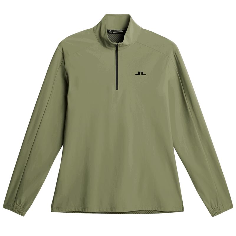 代购JLindeberg金林德伯格男士半拉链卫衣速干排汗透气抗皱轻量