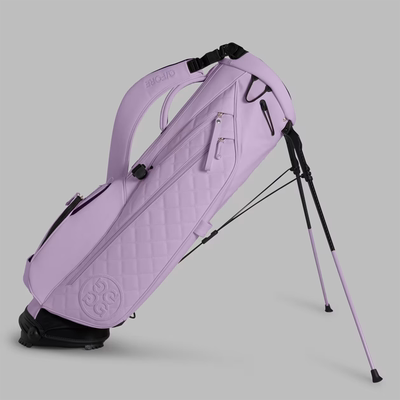 G/FORE DAYTONA PLUS时尚薰衣草紫色绗缝logo刺绣女士高尔夫球包
