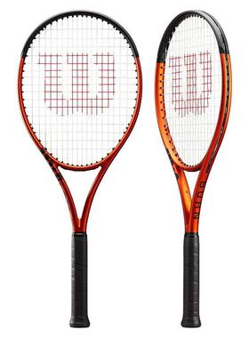 海外代购Wilson Burn 100S v5.0威尔胜网球拍橙色旋转碳纤维轻量