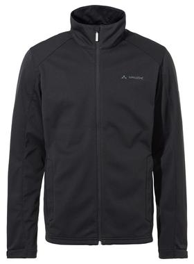 代购VAUDE巍德男士Softshell夹克防风保暖透气环保材质黑色