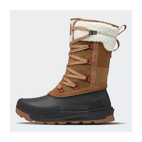 代购the north face Shellista VI 北面雪地靴女士中帮防水靴保