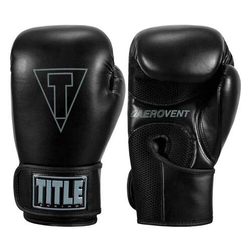 代购Title Boxing男女拳套健身防滑黑色透气训练拳击手套爆款