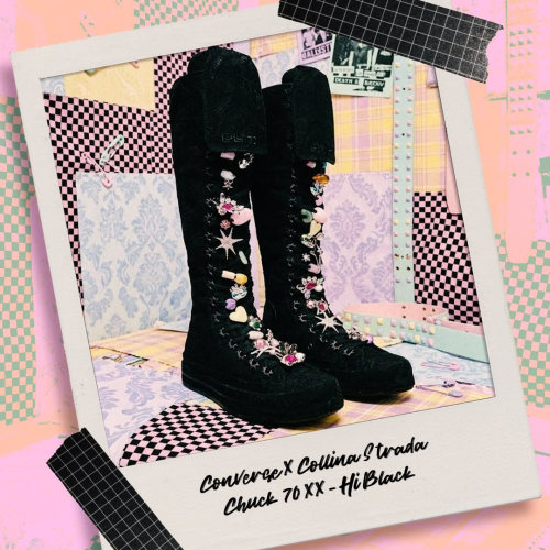 代购Converse x Collina Strada Chuck 70 XXHi联名板鞋及膝高筒