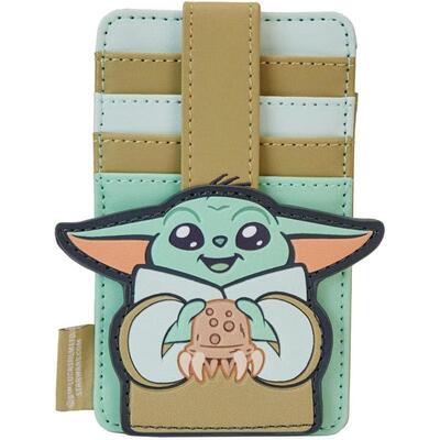 代购Loungefly女士星战卡包多卡位收纳按扣设计ID透明窗