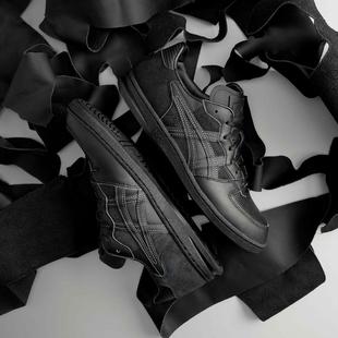 Asics SKYHAND 代购 黑色简约时尚 GOSEI OG联名皮面板鞋 TOYODA