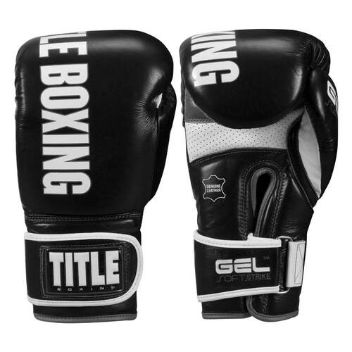 代购Title Boxing男女拳击防震透气真皮加厚训练健身手套爆款