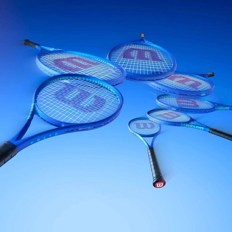 新品Wilson ULTRA V5系列威尔胜网球拍碳纤维轻量蓝郑钦文同款