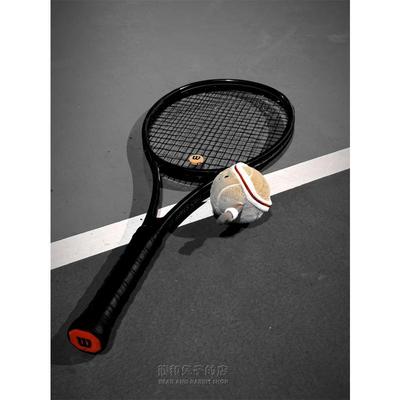代购Wilson Pro Staff 97 V13威尔胜网球拍费德勒同款小黑拍专业