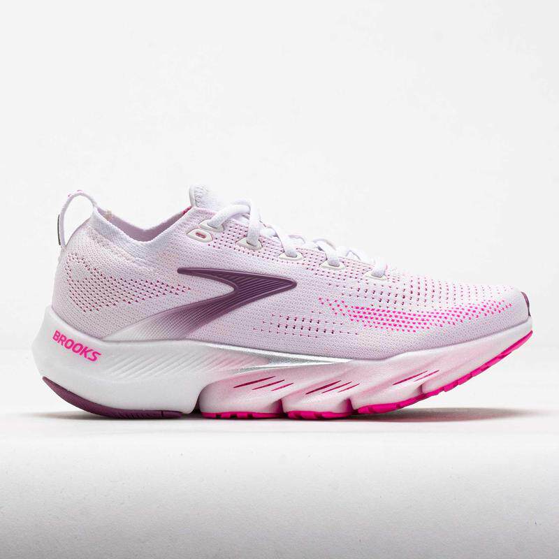 代购Brooks布鲁克斯女士跑步鞋缓震透气支撑缓震跑鞋白色粉色