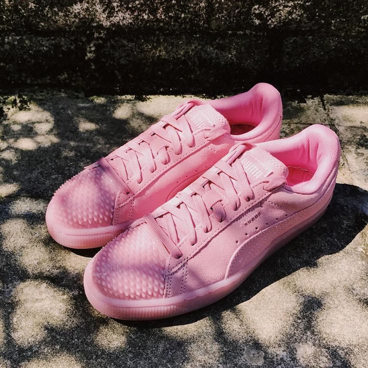 美國代購PUMA Suede Jelly彪馬女鞋刺猬鞋頭水晶底休閑板鞋