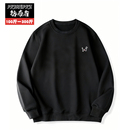 小狗刺绣 圆领卫衣加绒加宽上衣设计感绣标个性 纺布者秋冬款 时尚