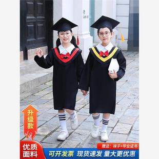 演出表演 博士服幼儿园毕业照服装 小学生学士服礼服博士帽套装