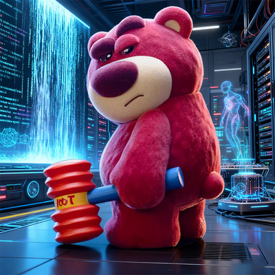 52TOYS迪士尼草莓熊迷人大BOSS